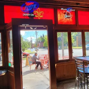 the inside of the restaurant