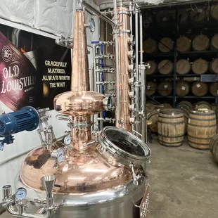 Our copper pot Still