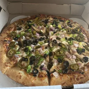 Veggie pizza