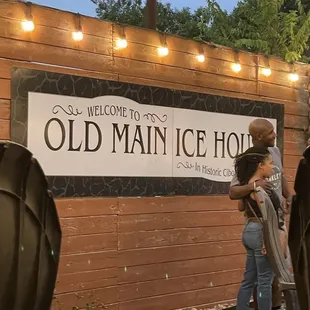 people standing outside