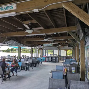 Nice Patio loaded with fans,