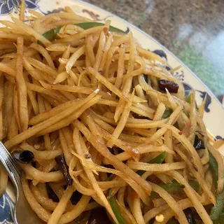 Shredded Potato with Jalapeno