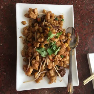 Combo Flour Ball Stir Fry (Beef, Chicken, &Shrimp)