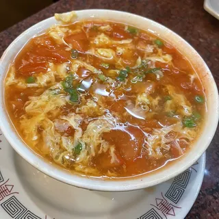 Tomato with Egg Drop Soup