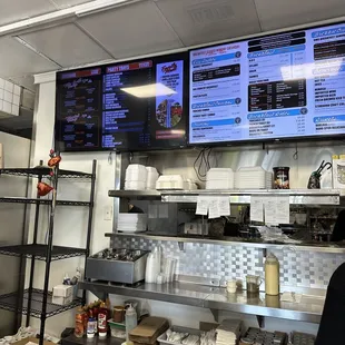 The menu
