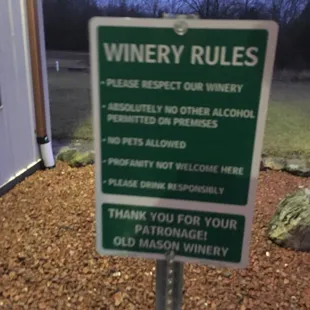 Must have some rules!