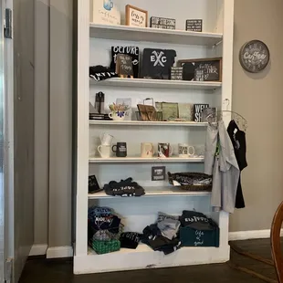 a display of items in the kitchen