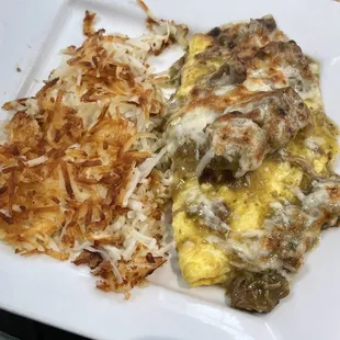 Chili Verde Omelet