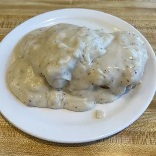 Biscuit with gravy
