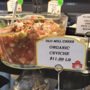 Organic ceviche
