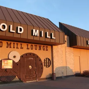 the front of the building