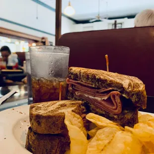 Hot Turkey Pastrami Sandwich