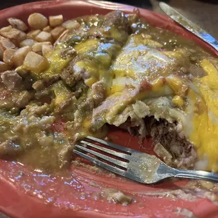 Enchiladas and relleno