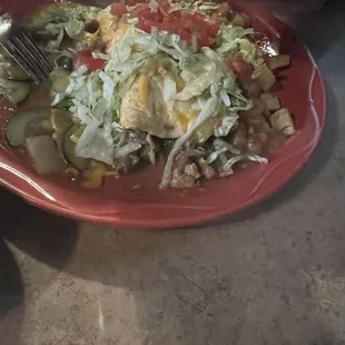 Beef burrito