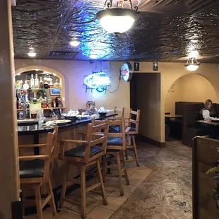 Little bar area.