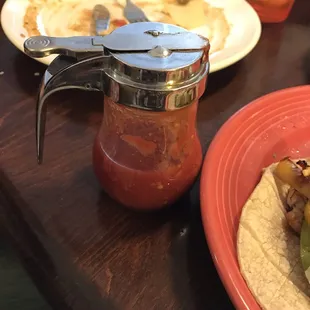 Homemade &quot;taco salsa&quot; is not bad.