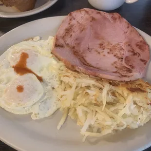 Ham and eggs