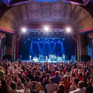 a crowd of people at a concert
