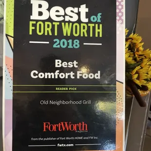 best of fort worth 2018
