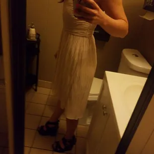 a woman taking a selfie