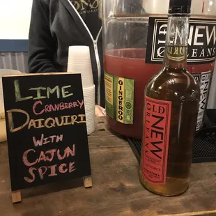 Rum cocktail we received when we arrived. Yum!