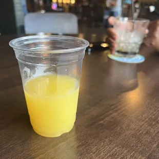 Mimosas and Jack and Coke