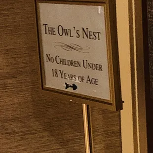 Not that kids are bad but it makes dining a little peaceful