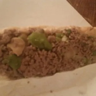Pepper philly +mushrooms