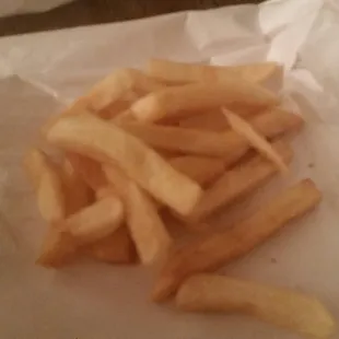 Fries small I ate some on way home they normally have more sorry I got hungry