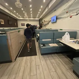 interior, sushi and sashimi