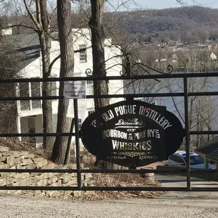 the entrance to the property