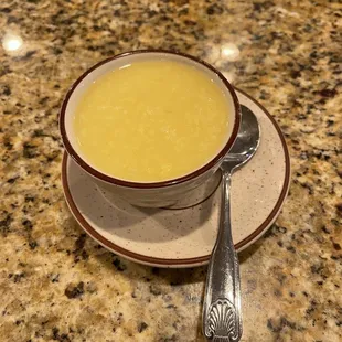 Lemon Rice Soup