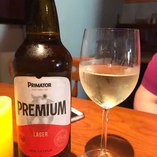 Pilsner and Riesling