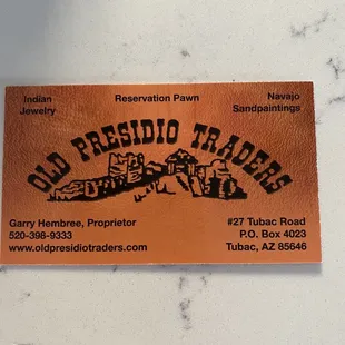 Business card