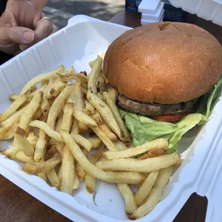 Silver Star Burger With Fries