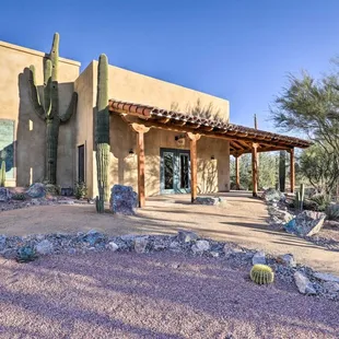 the entrance to the old pueblo cellar