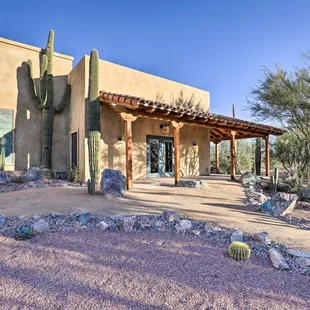the entrance to the old pueblo cellar