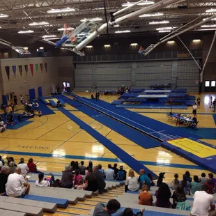 Old Pueblo hosted its first annual trampoline and tumbling competition in 2014.