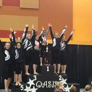 On top of the awards podium!