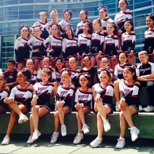 Our Monsoon Cheer Team at Nationals competition.