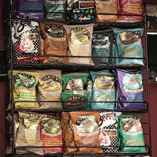 Excellent selection of gourmet chips!