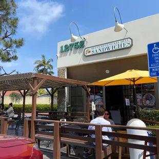 Outside view of deli.
