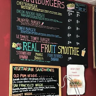 Burgers + veg menu 4/24/21