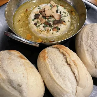 Bread and brie