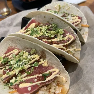 Ahi tacos