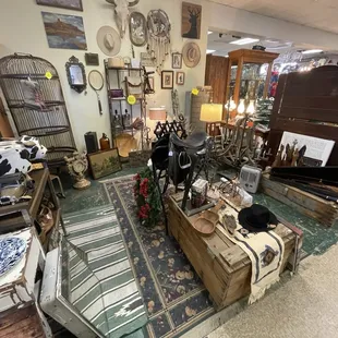 Vintage bird cage and dream catcher!