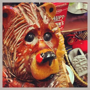 Ladybug on a bear nose!