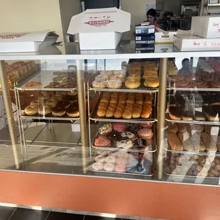 Many donuts to choose from!