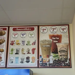 ramen and noodles, menu