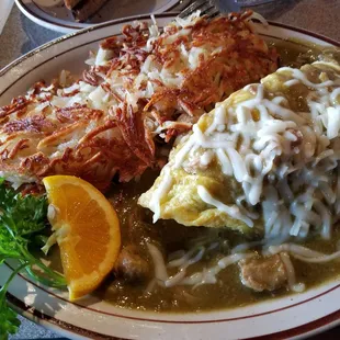 Chile Verde Omelette